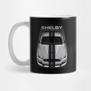 Ford Mustang Shelby GT350 2015 - 2020 - Avalanche Grey - Black Stripes Mug